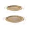 Glitzhome® Gold Oval Metal Decorative Trays Set